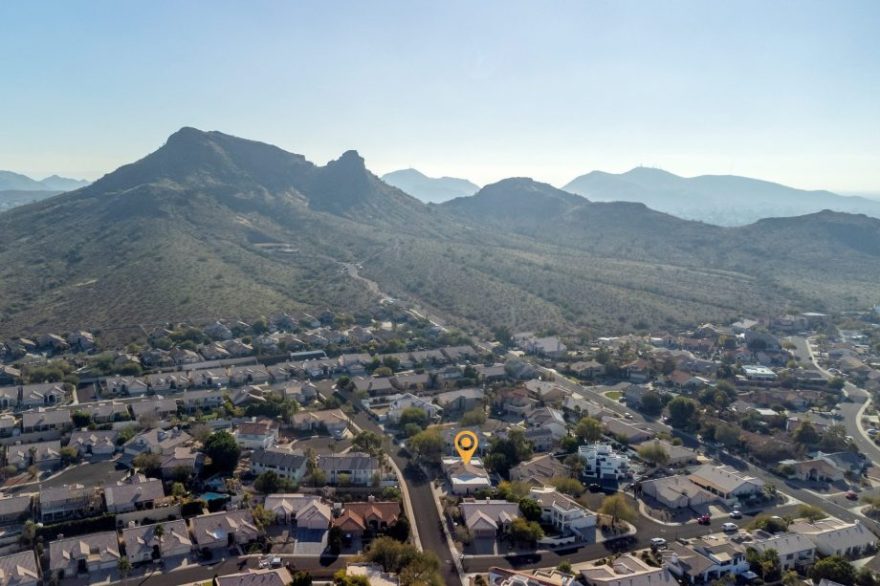 nirvana recovery phoenix drug rehab house aerial view