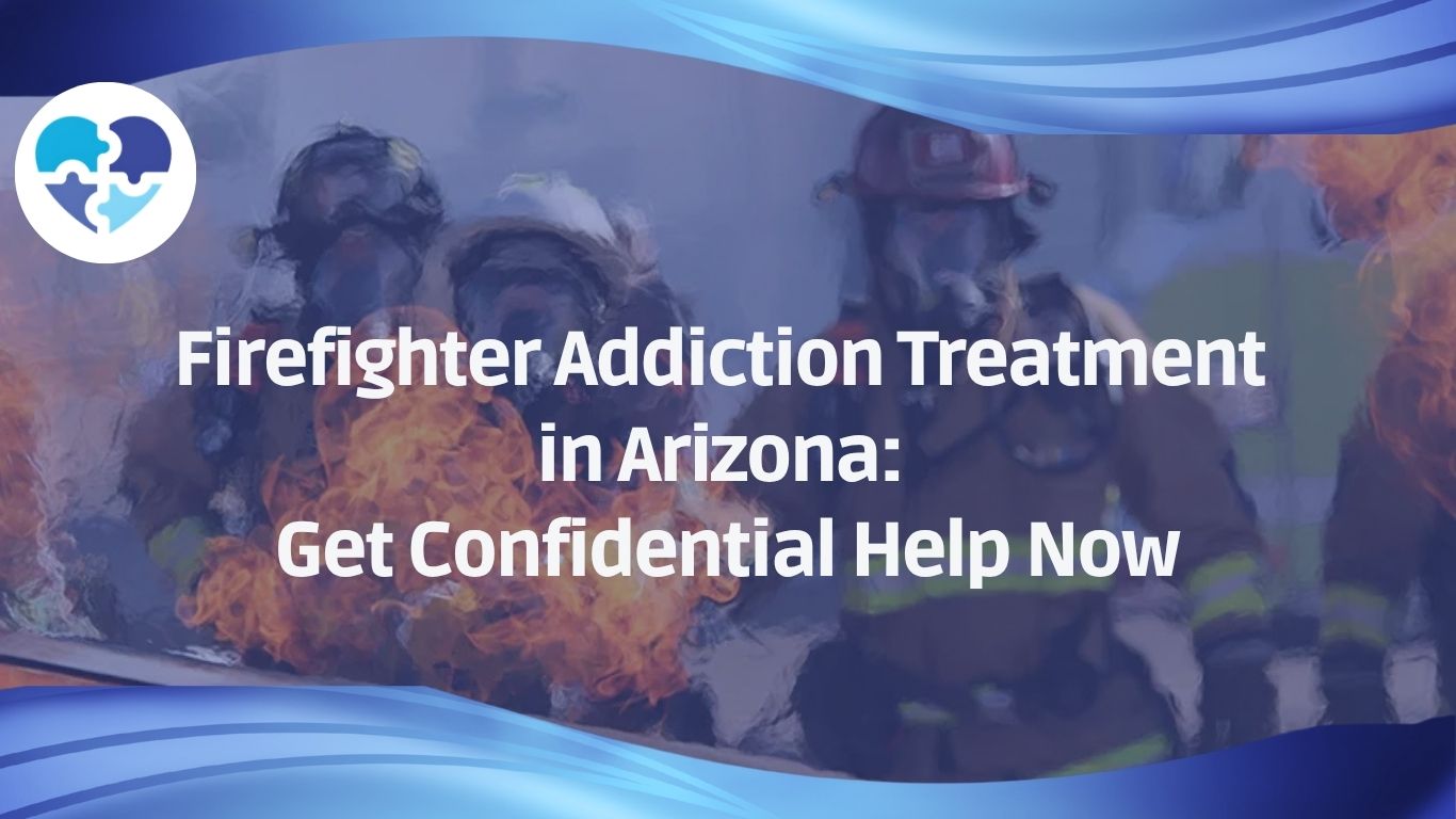 Firefighters battling flames in Arizona, symbolizing strength and resilience — promoting Firefighter Addiction Treatment Arizona with confidential recovery support.